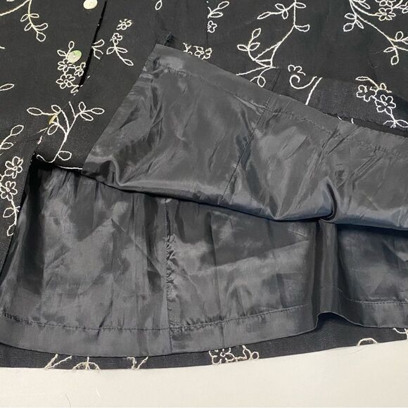 Vintage Coldwater Creek Linen/Cotton Blend Button Front Midi Dress Women Size P6 - Picture 2 of 15